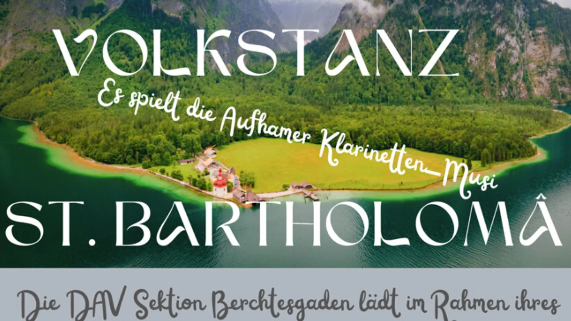 Plakat Volkstanz | © DAV Sektion Berchtesgaden Plakat Volkstanz | © DAV Sektion Berchtesgaden